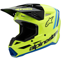 Alpinestars S-M3 Youth Radium - Gloss Fluo Yellow / Black / Blue