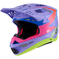 Alpinestars Supertech M10 Jett Lawrence - Gloss Purple / Pink / Fluo Yellow