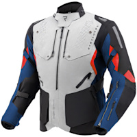 Rebelhorn Hiker IV Textile Jacket - Grey / Blue / Red