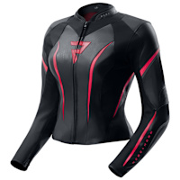 Rebelhorn Ladies Diva ST Leather Jacket - Black / Pink