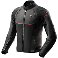 Rebelhorn Swift Textile Jacket - Black / Grey / Red