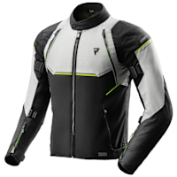 Rebelhorn Swift Textile Jacket - Black / Grey / Fluo Yellow