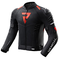 Rebelhorn Vandal 2 Air Textile Jacket - Black / Red