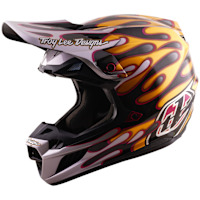 Troy Lee Designs SE5 Carbon - Overspray Black / Gold