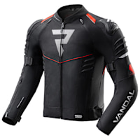 Rebelhorn Vandal 2 Textile Jacket - Black / Red