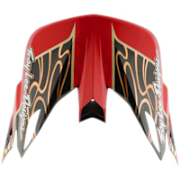 Troy Lee Designs Replacement SE5 Carbon Peak - Wings Red