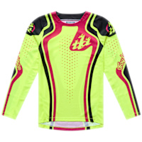 Troy Lee Designs Youth GP Pro Jersey - Roller Flo Yellow / Fuchsia