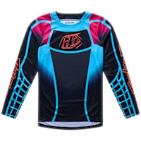 Troy Lee Designs Youth GP Pro Jersey - Framework Black / Cyan