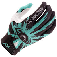 Troy Lee Designs Air Gloves - Cyclops Carbon / Real Teal