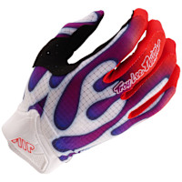 Troy Lee Designs Youth Air Gloves - Overspray White / Violet