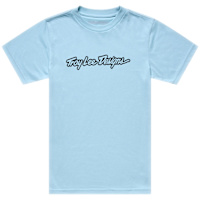 Troy Lee Designs Youth T-Shirt - Signature Dawn Blue