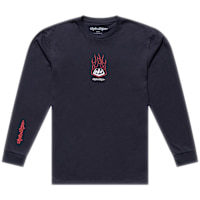 Troy Lee Designs Long Sleeve T-Shirt - Flame2 Carbon
