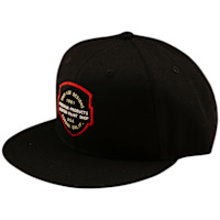 Troy Lee Designs Flat Bill Snapback Cap - Imprint Black