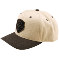 Troy Lee Designs Curved Snapback Cap - Imprint Pumice / Black