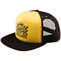 Troy Lee Designs Trucker Snapback Cap - Friday Night Black / Gold