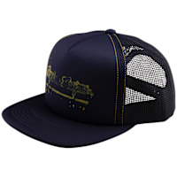 Troy Lee Designs Trucker Snapback Cap - Repeat Indigo