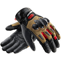 Rebelhorn Defender Mixed Gloves - Desert / Black / Red