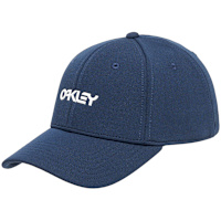 Oakley 6-Panel Stretch Metallic Cap - Abyss / White