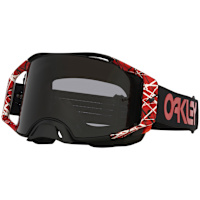 Oakley Airbrake MX Goggles - Red Eddie / Dark Grey Lens