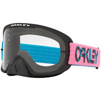 Oakley O Frame 2.0 Pro MX Goggles - 2 Stroke Blue Pink / Clear Lens