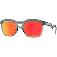 Oakley HSTN SQ Sunglasses - Matt Grey Smoke / Prizm Ruby Lens