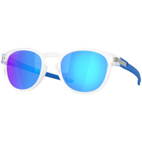 Oakley Latch Sunglasses - Matt Clear / Prizm Sapphire Lens