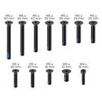 Quad Lock Replacement Motorcycle Pro Screw Set v2 - Black