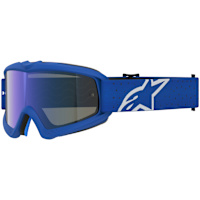 Alpinestars Youth Vision Vesta Goggles - Blithe Blue / White / Mirror Blue Lens