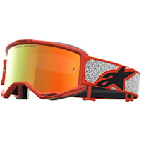 Alpinestars Vision 5 Rora Goggles - Silver / Orange / Mirror Red Lens