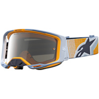 Alpinestars Vision 8 Maven Goggles - Dust Blue / Orange / Mirror Silver Lens