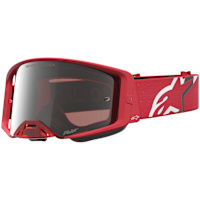 Alpinestars Supertech Vesta Goggles - Fluo Red / Chrome / Mirror Silver Lens