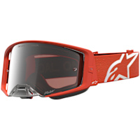 Alpinestars Supertech Vesta Goggles - Orange / Silver / Mirror Silver Lens