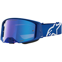 Alpinestars Supertech Vesta Goggles - Blithe Blue / White / Mirror Blue Lens