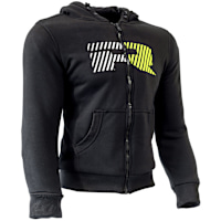 Richa Titan Logo Hoodie - Black / Fluo Yellow