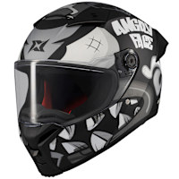 Axxis Fenix Angry Face - Black / Grey