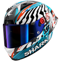 Shark Aeron GP FIM 2 - Speed Fancy Carbon / White / Blue