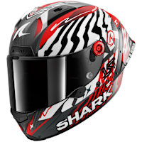 Shark Aeron GP FIM 2 - Speed Fancy Carbon / White / Red