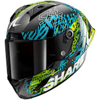 Shark Aeron GP FIM 2 - Speed Vibe Carbon / Blue / Green