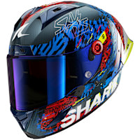 Shark Aeron GP FIM 2 - Speed Vibe Carbon / Blue / Red