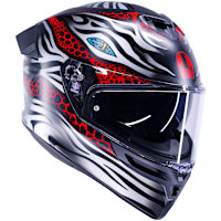 AGV K5 - Viverna Matt Black / Grey / Red