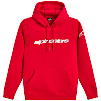 Alpinestars Race Wordmark Hoodie - Red / White