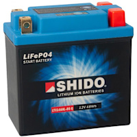 Shido Lithium Motorcycle Battery - LTX14AHL-BS Q LION