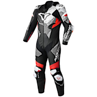 Macna Ignite 1 Piece Leather Suit - Black / Red