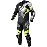 Macna Ignite 1 Piece Leather Suit - Black / Yellow