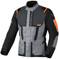 Macna Rancher 2.0 Textile Jacket - Grey / Orange