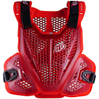 Troy Lee Designs Rockfight Pro Chest Guard - Translucent Red