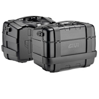 Givi TRK46BB Trekker Lite Monokey Top Case Black (Pair)  - 92 Litre