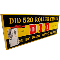 D.I.D Standard Drive Chain - 520 Pitch 120 Links - Gold