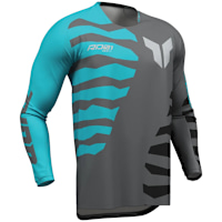 Thor Launchmode Jersey - Shredder Charcoal / Aqua