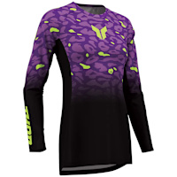 Thor Ladies Launchmode Jersey - Spotted Black / Purple